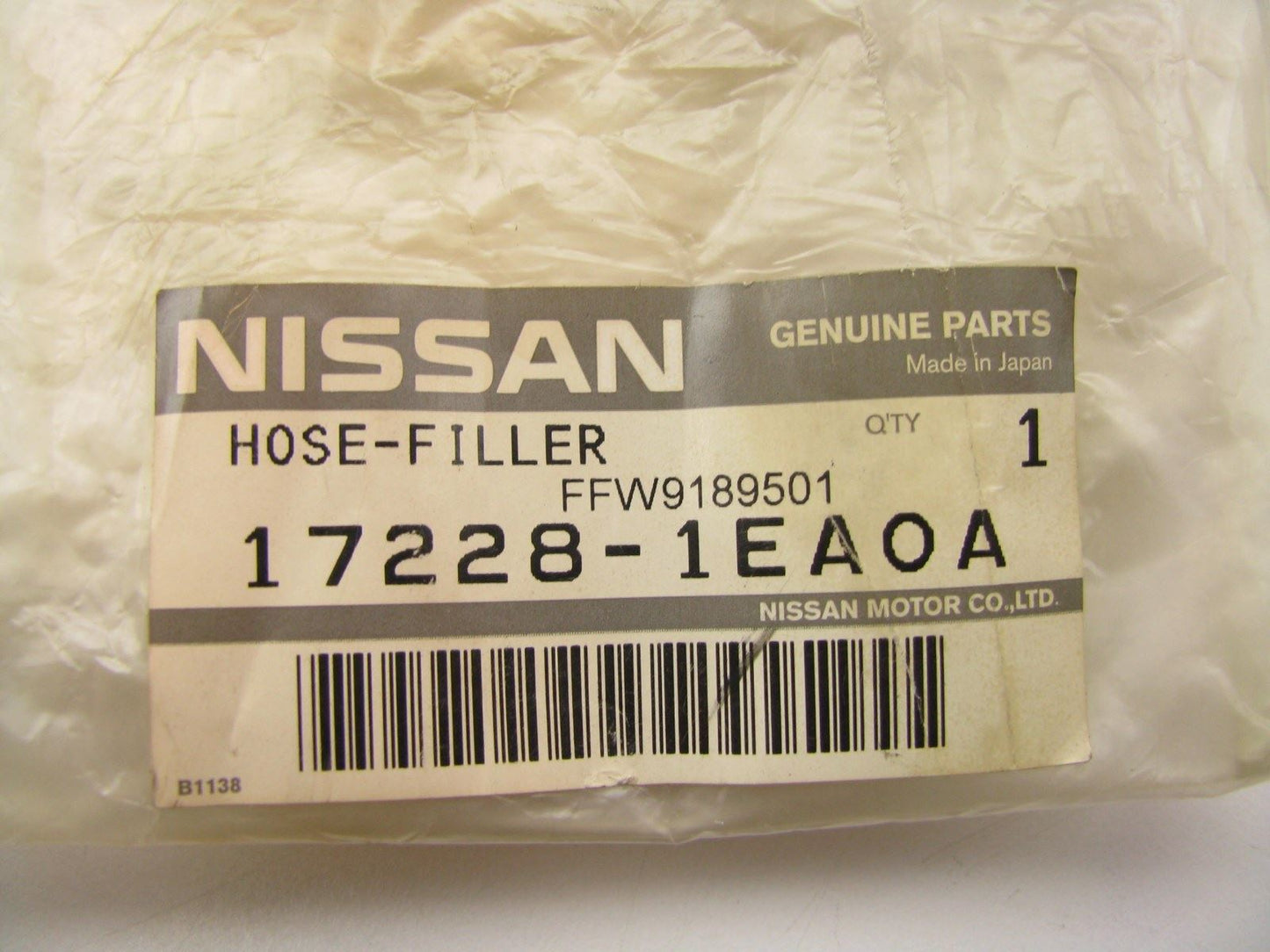 NEW - OEM 172281EA0A Fuel Filler Neck Hose Tube For 2009-2020 Nissan 370Z