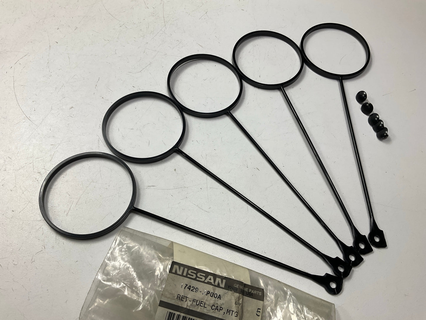 (5) NEW - OEM 17429-ZP00A Gas Cap Tether Retainer Straps For Nissan