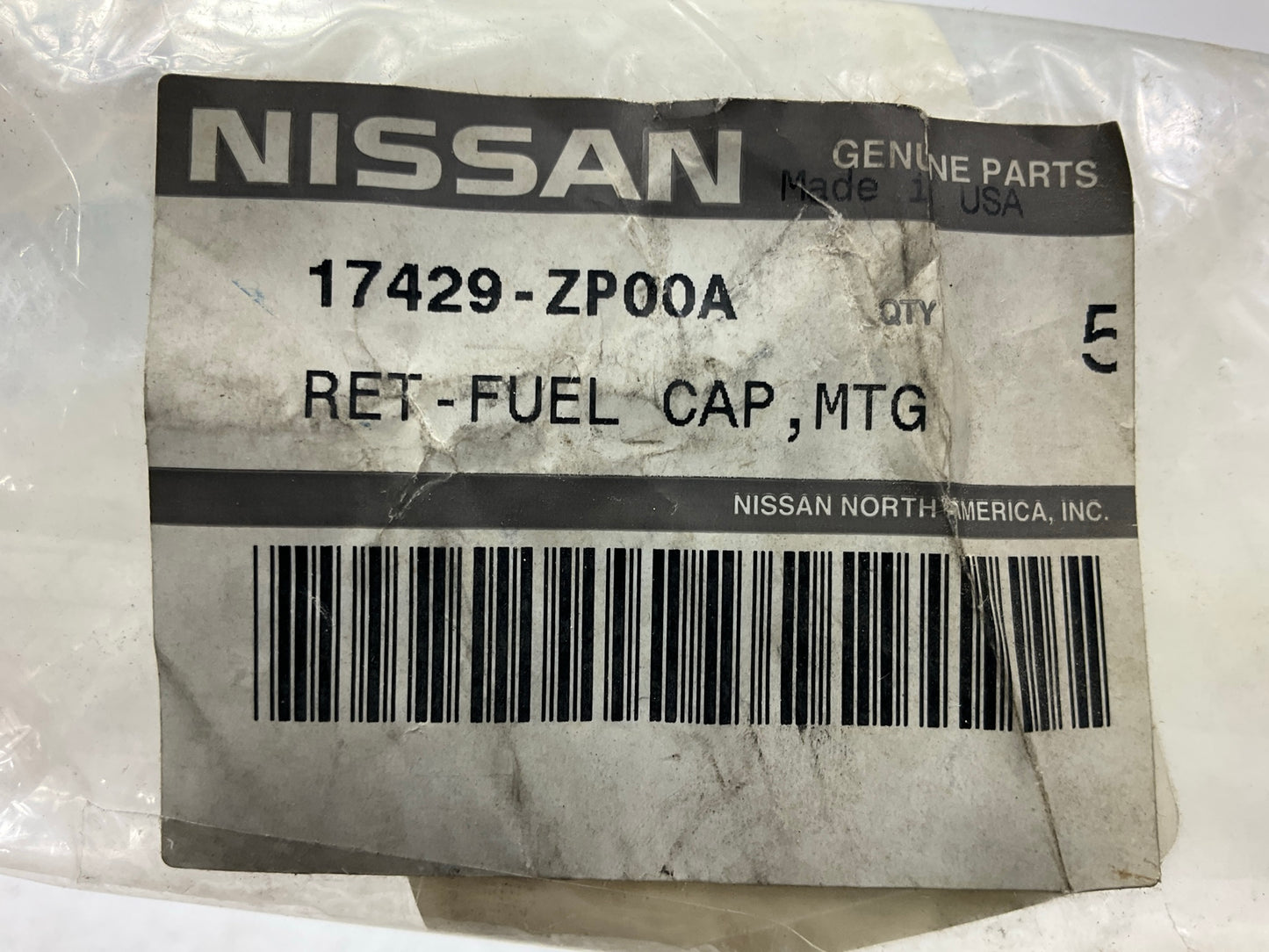 (5) NEW - OEM 17429-ZP00A Gas Cap Tether Retainer Straps For Nissan