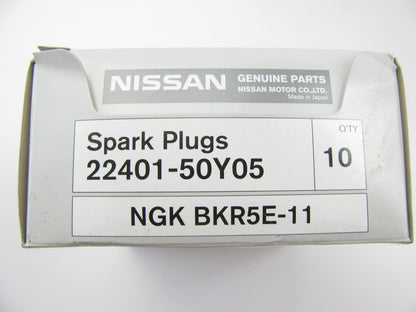 10 PCS - OEM For Nissan 22401-50Y05  Spark Plugs Genuine NGK # BKR5E-11