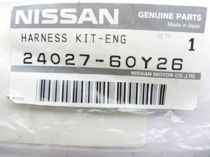 RARE - NEW OEM For Nissan Offset-Tab Fuel Injector Pigtail Connector 24027-60Y26