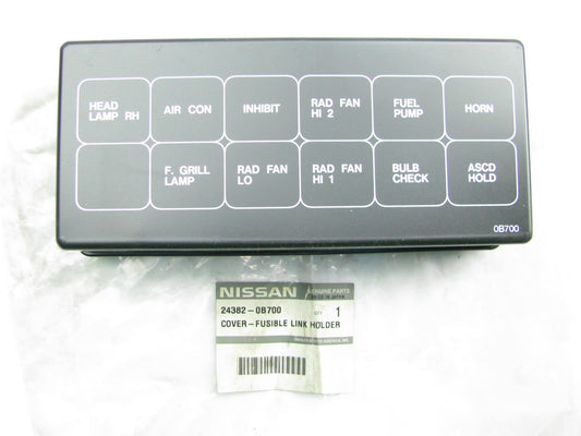 New Genuine Engine Relay Box Upper Cover For 1993-1996 Nissan Quest 243820B700