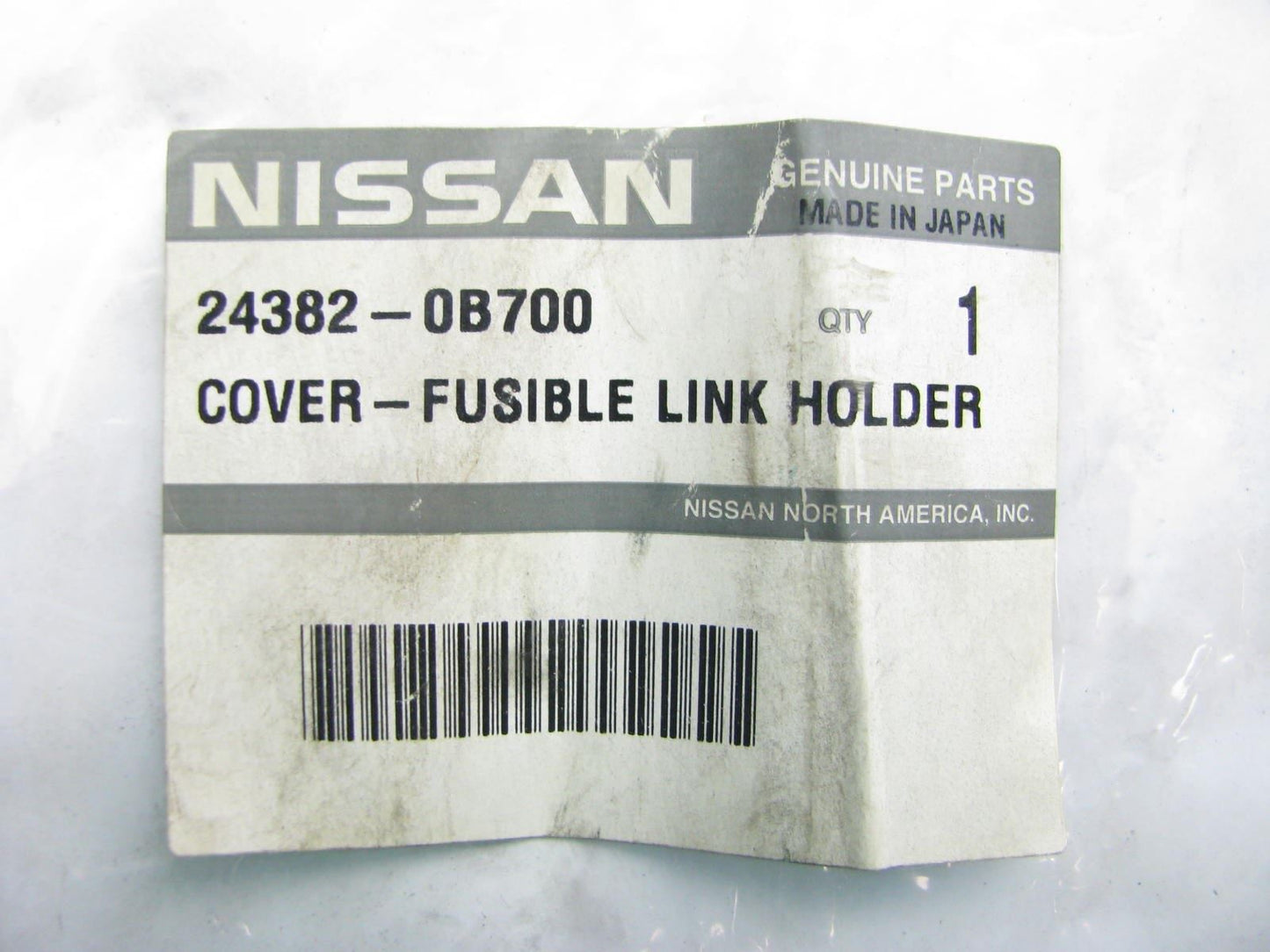 New Genuine Engine Relay Box Upper Cover For 1993-1996 Nissan Quest 243820B700