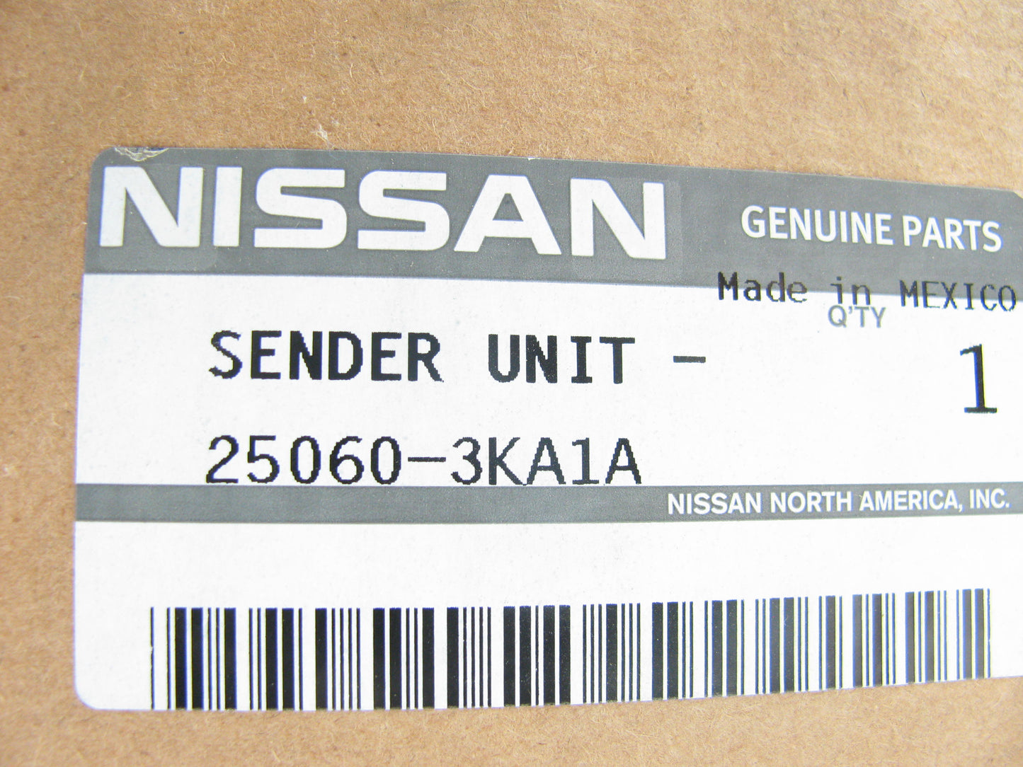 NEW - OEM 25060-3KA1A Fuel Level Sender For 2014-2019 Nissan Pathfinder