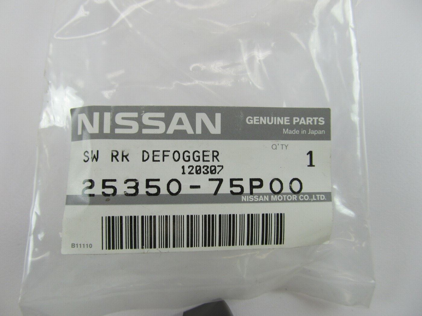 NEW GENUINE Rear Window Defroster Switch OEM For 94-95 Nissan Pathfinder