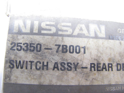 NEW - OEM 25350-7B001 REAR Defogger Switch For 1999-2003 Nissan Quest