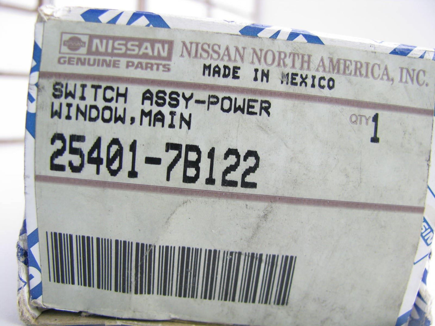 New OEM Front Left Side Main Power Window Switch For 99-01 Quest 254017B122