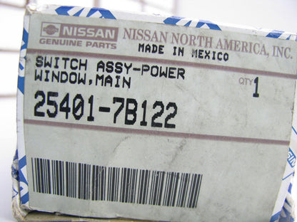 New OEM Front Left Side Main Power Window Switch For 99-01 Quest 254017B122