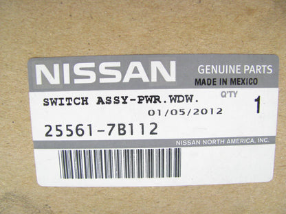 Front Right Passengers Side Power Window Door Lock Switch OEM For 1999-02 Quest