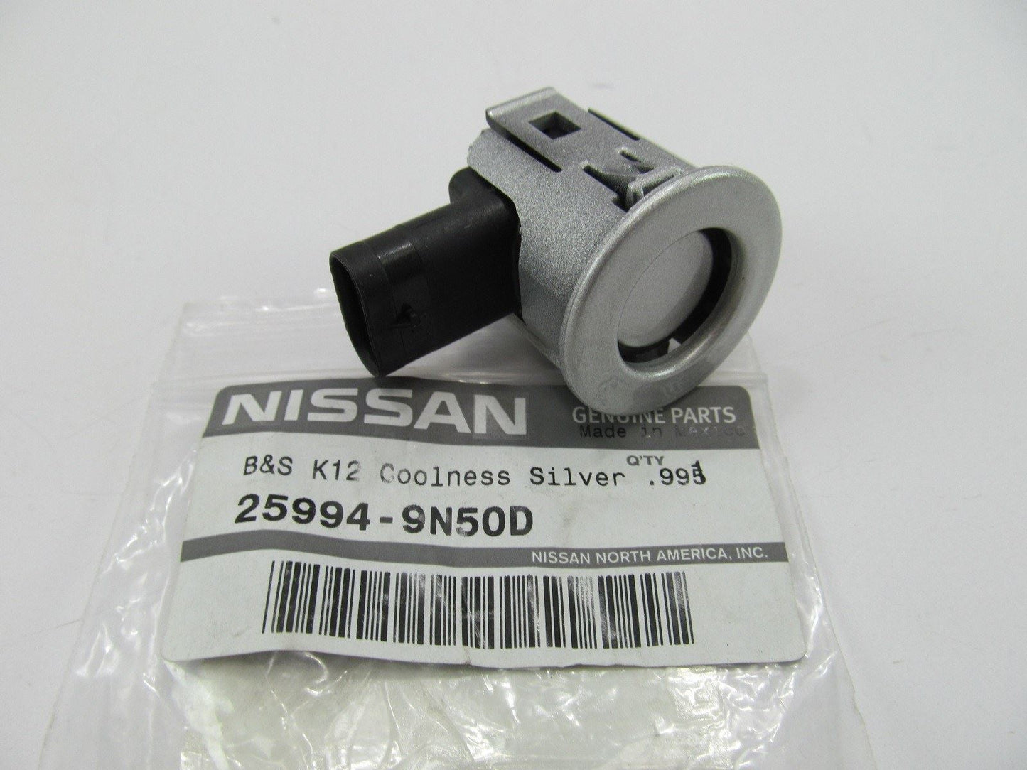 Radiant Silver Metallic Front Bumper Parking Sonar Sensor OEM For 2009-11 Maxima