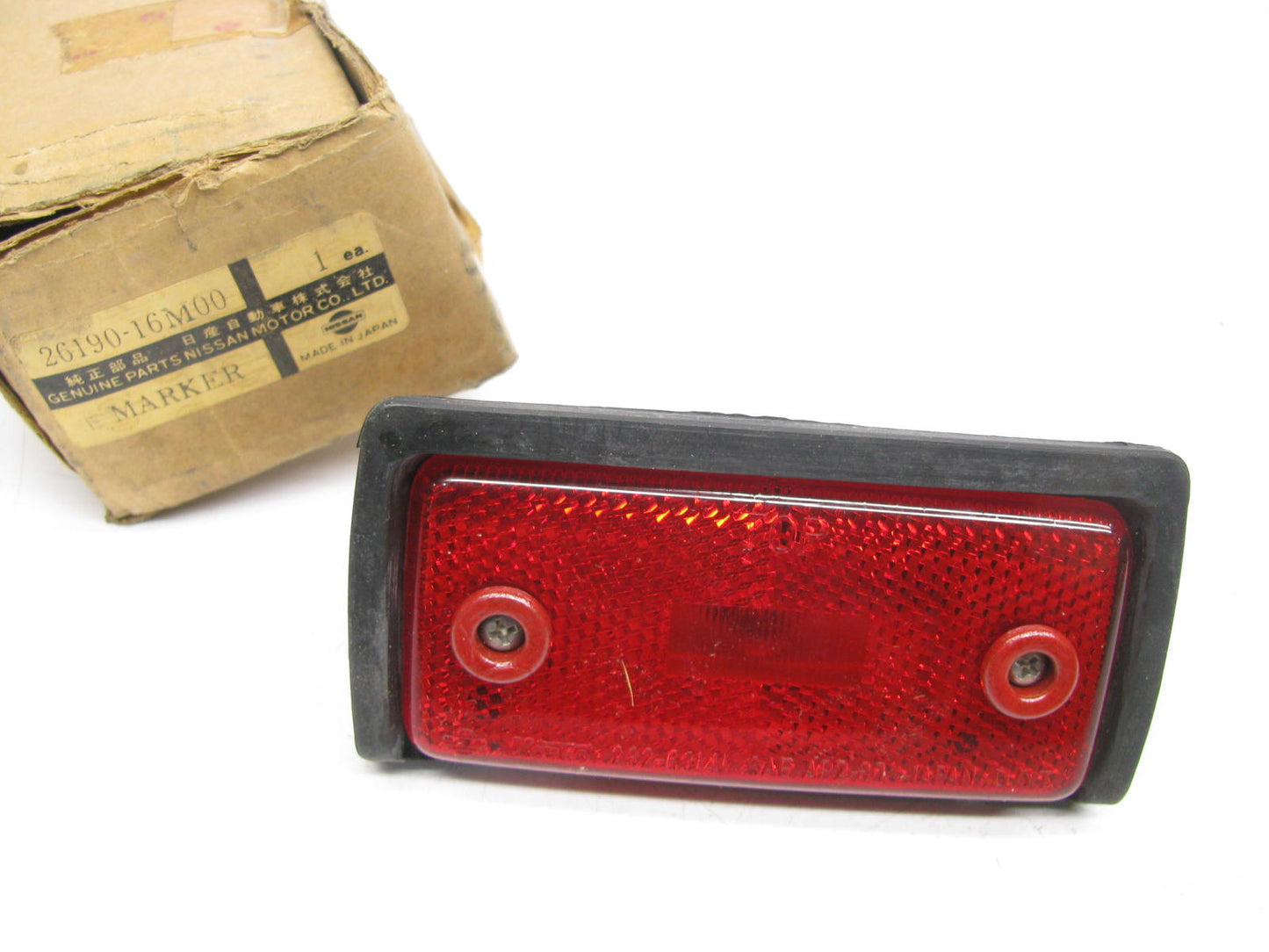 NEW - OEM 26190-16M00 Rear Side Marker Light For 1983-1985 Nissan Pulsar NX