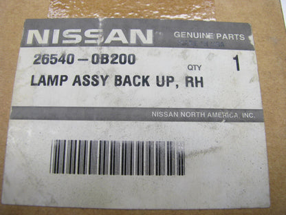 NEW GENUINE Backup Light Lamp Right Passengers Side OEM For 1993-1998 Quest