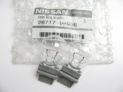 (2) NEW GENUINE Lower Turn Signal Light Bulbs OEM For 01-04 Frontier 267179B908