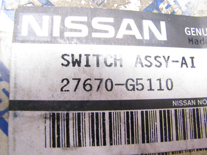 NEW - OEM 27670-G5110  HVAC A/C Switch For 1987-1988 Nissan Van