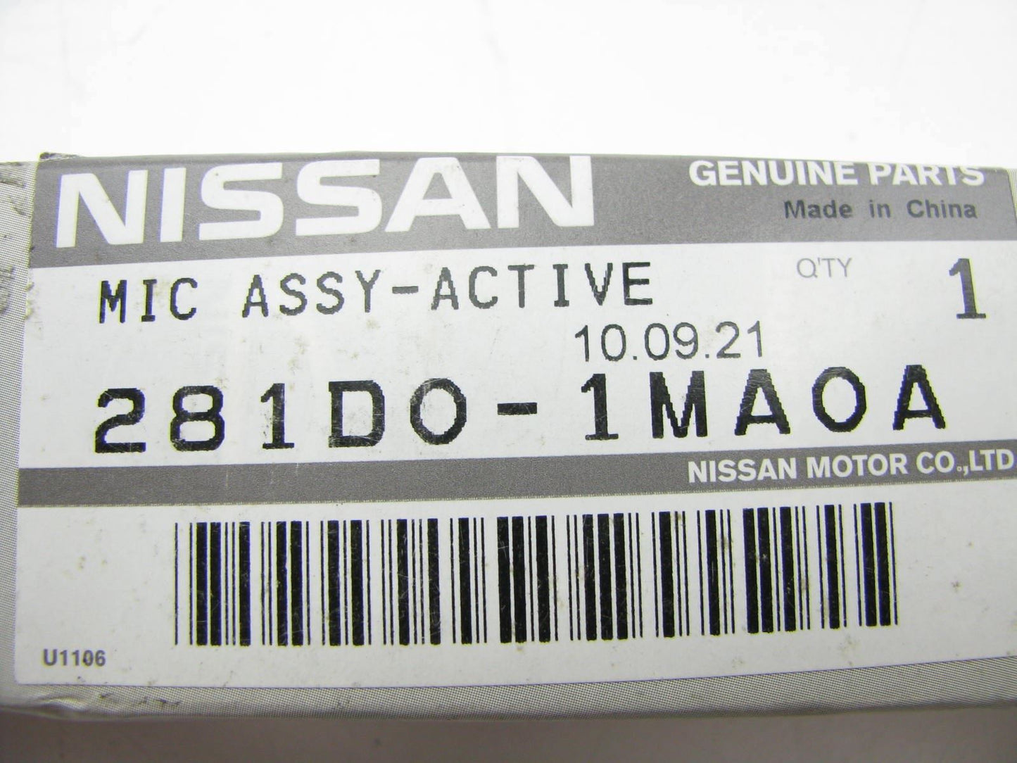 New Genuine Hands Free Mic Microphone OEM For Infiniti 281D01MA0A