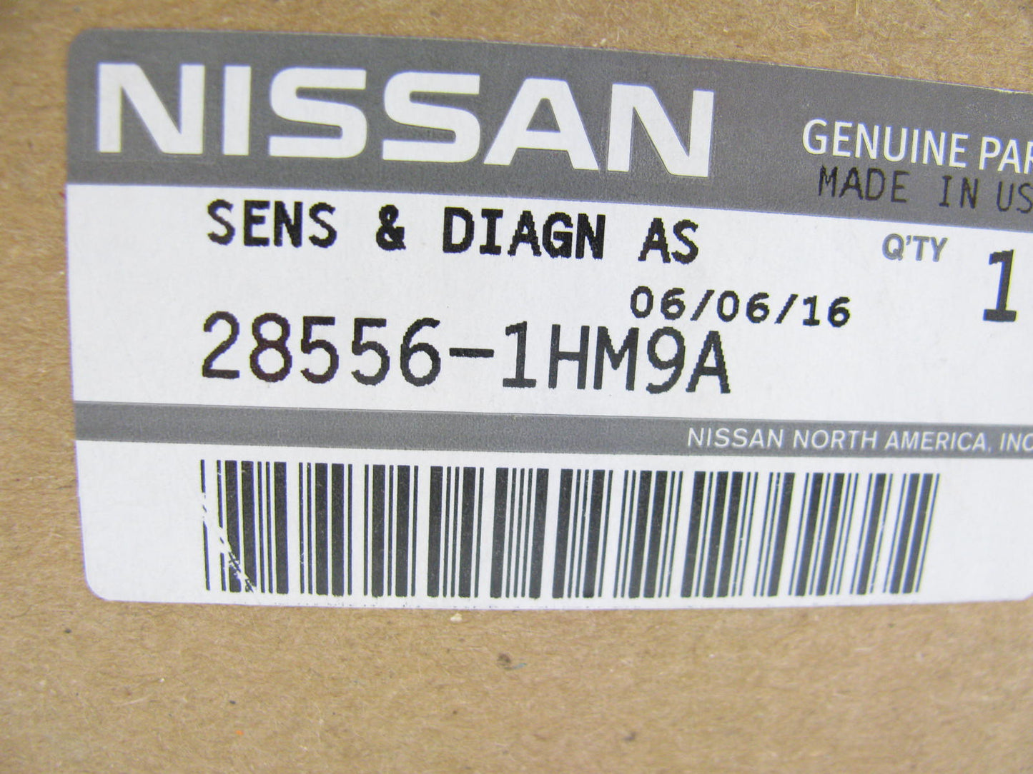 NEW IN BOX - Genuine OEM SRS Control Module OEM For Nissan 28556-1HM9A