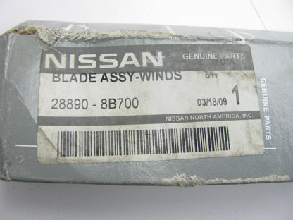 NEW - OEM Right Passenger Side Windshield Wiper Blade For Nissan 288908B700