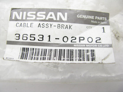 NEW 3653102P02 REAR LEFT Parking Brake Cable OEM For 85-89 Nissan 300ZX