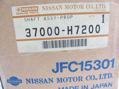 NEW GENUINE  - OEM 37000-H7200 Driveshaft For 1975-1980 Datsun B210 RWD 4 Speed