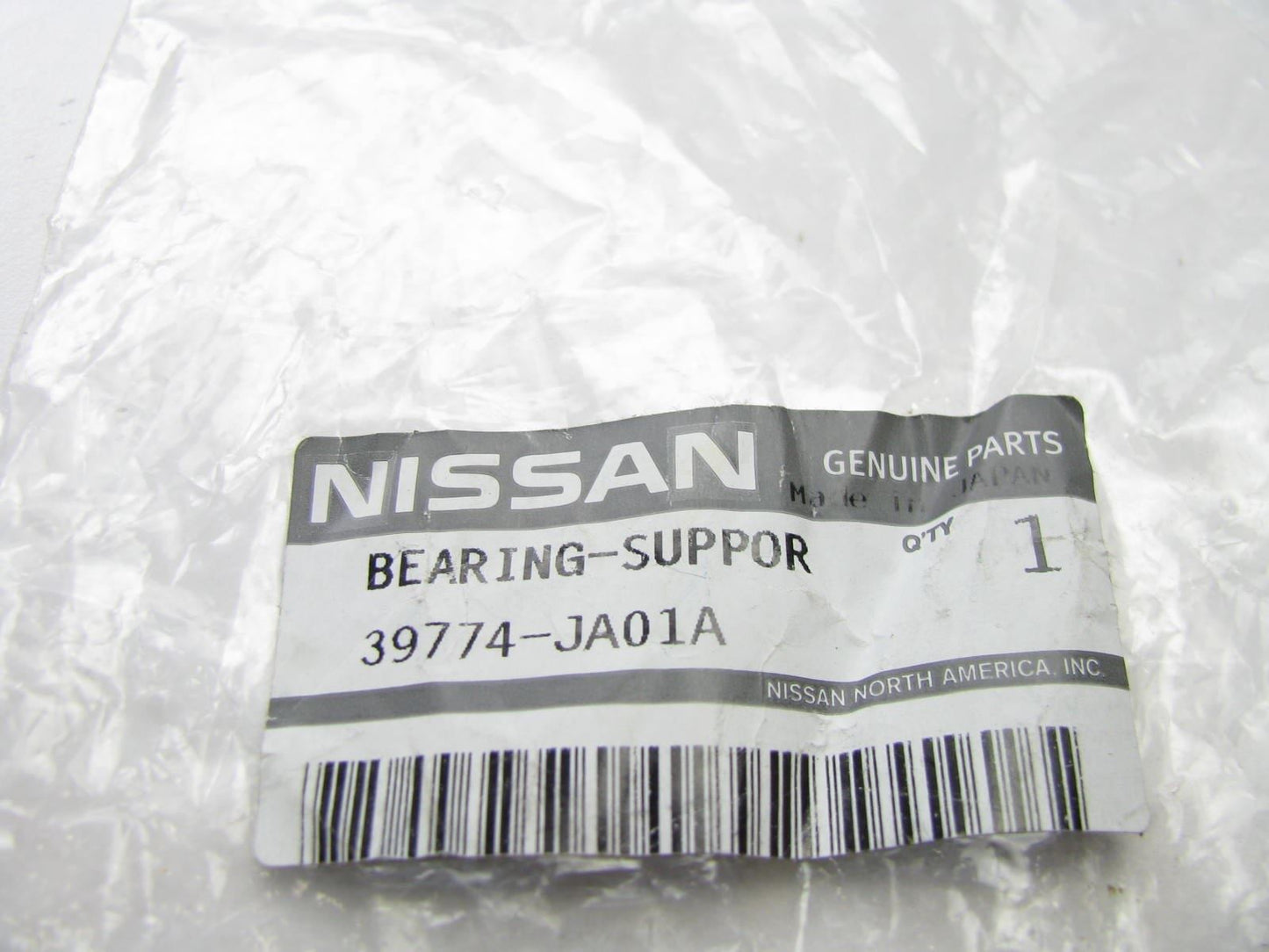 NEW GENUINE Front CV Axle Shaft Carrier Bearing OEM For Nissan 39774JA01A