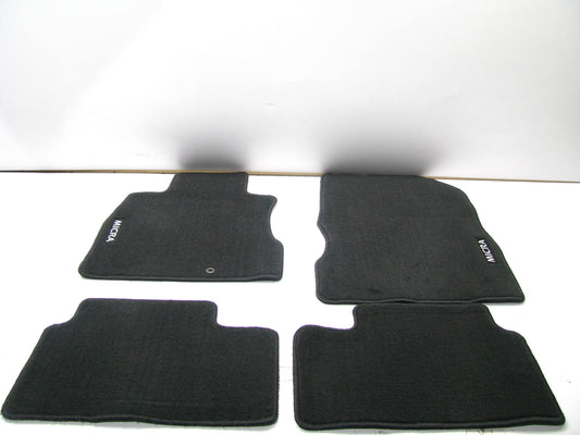 NEW 3N3E2-93010 FRONT & REAR Floor Carpet Mats BLACK OEM For 18-19 Nissan Micra