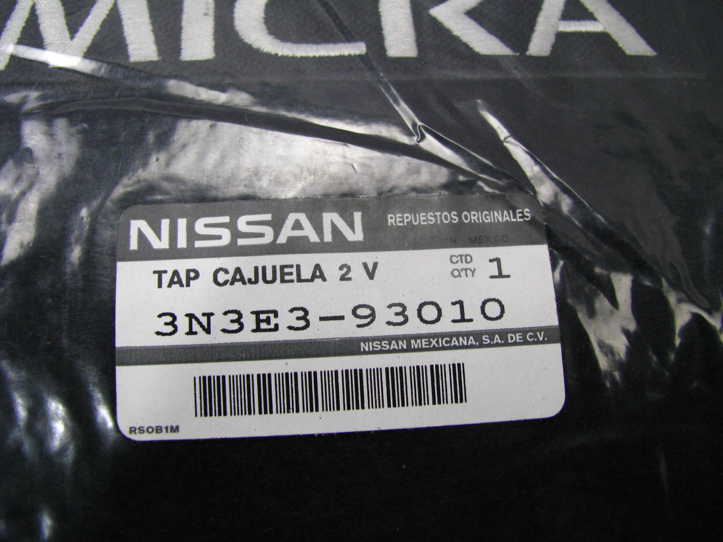 NEW Trunk Cargo Floor Carpet Mat BLACK (CANADA ONLY) OEM For 18-19 Nissan Micra