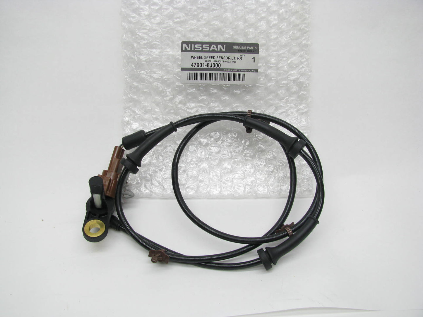 NEW - OEM Rear Left ABS Wheel Speed Sensor 47901-8J000 For 02-04 Nissan Altima