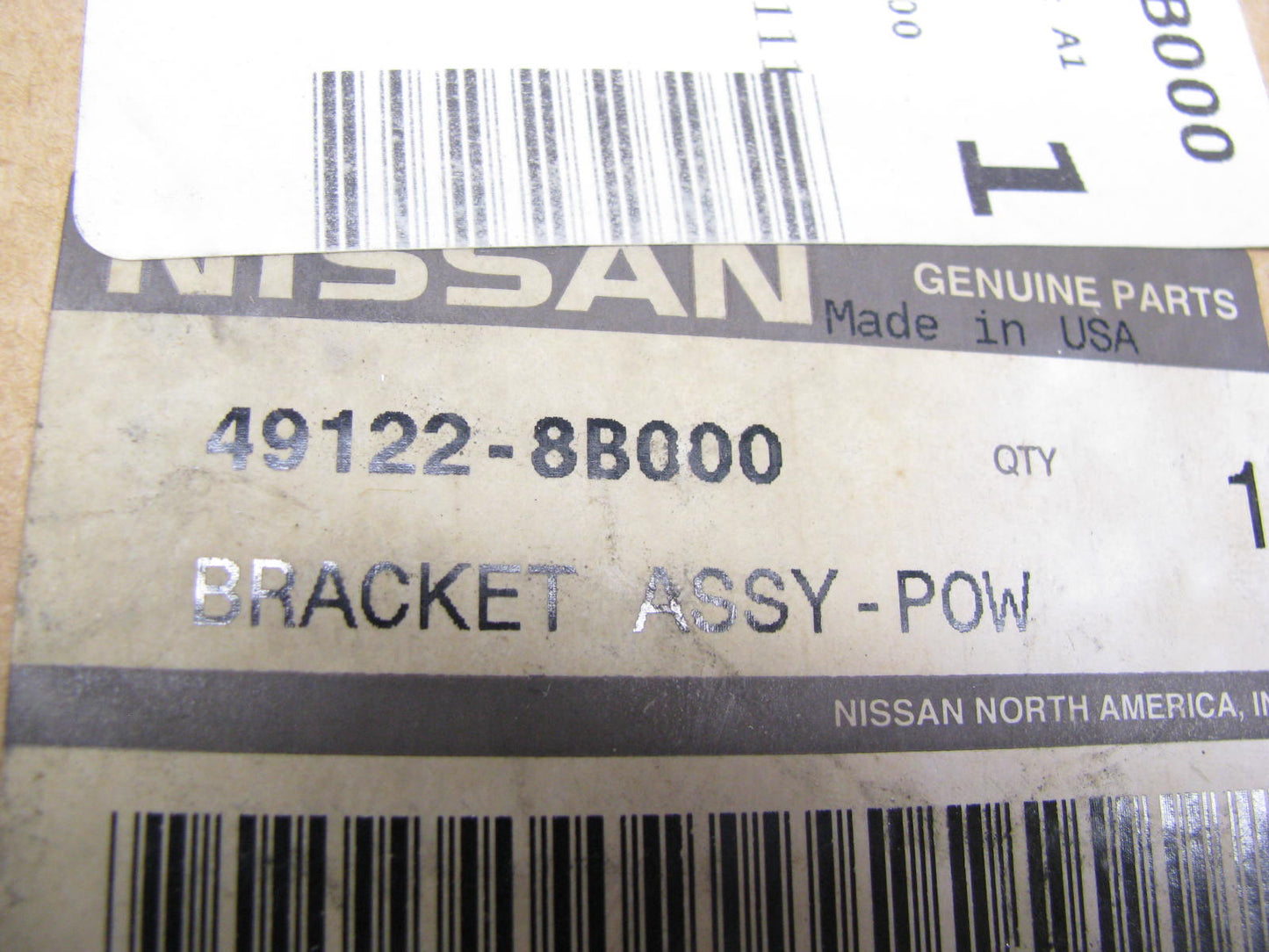 NEW - OEM 49122-8B000 Power Steering Pump Bracket For 1996-97 Nissan D21 2.4L-L4