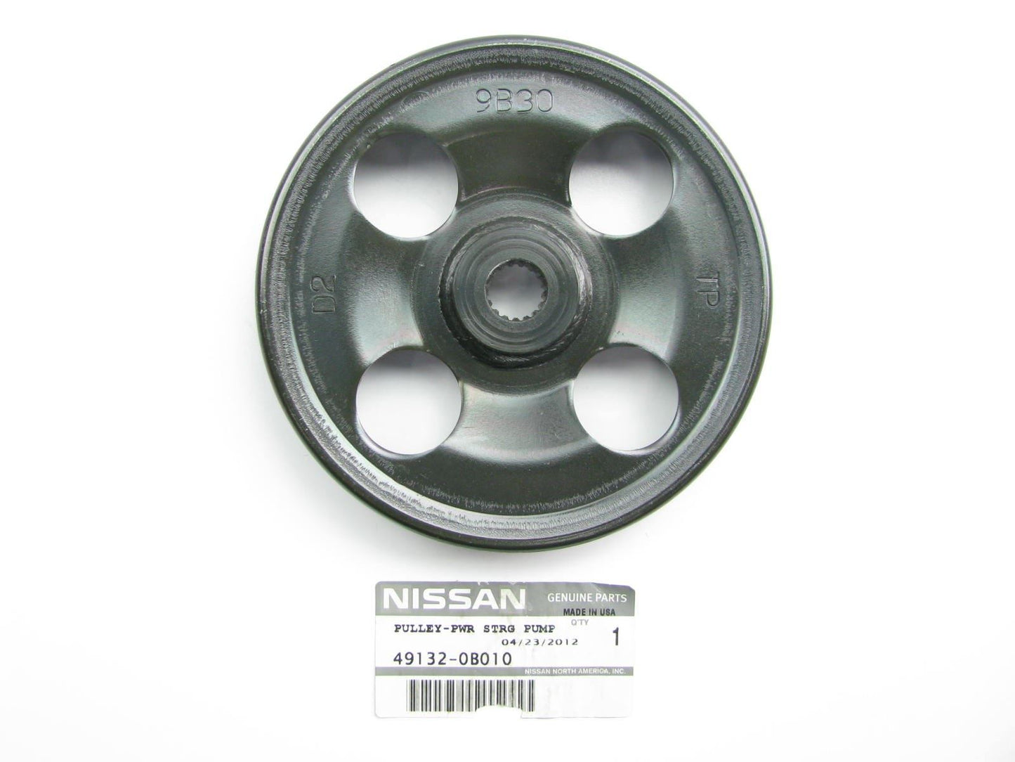 NEW - OEM 491320B010 Power Steering Pump Pulley For 93-02 Nissan Quest, Villager