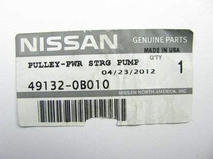 NEW - OEM 491320B010 Power Steering Pump Pulley For 93-02 Nissan Quest, Villager