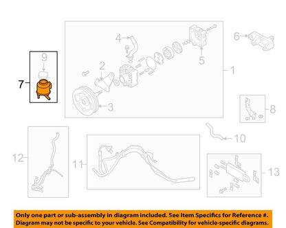 NEW GENUINE Power Steering Reservoir Bottle Tank OEM For  49180-JK00A