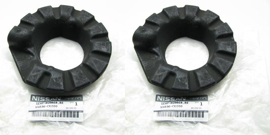 (2) New Rear Suspension Lower Coil Spring Seat Insulator Pads For 04-08 Quest