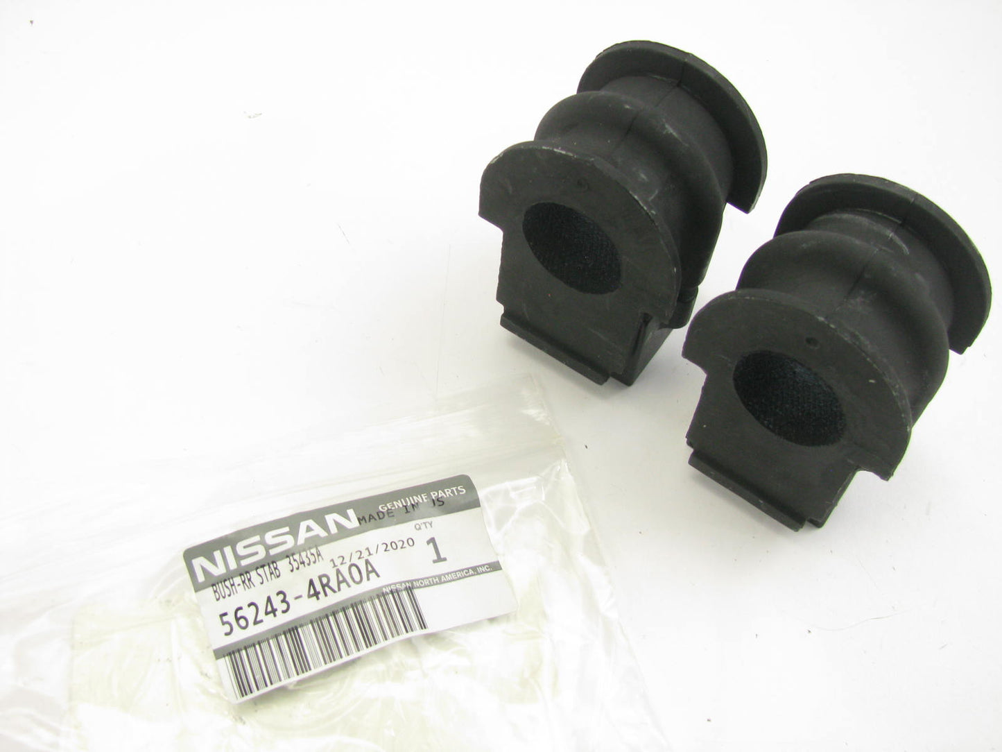 (2) NEW - OEM 562434RA0A Rear Sway Bar Bushing For 2016-20 Nissan Altima, Maxima