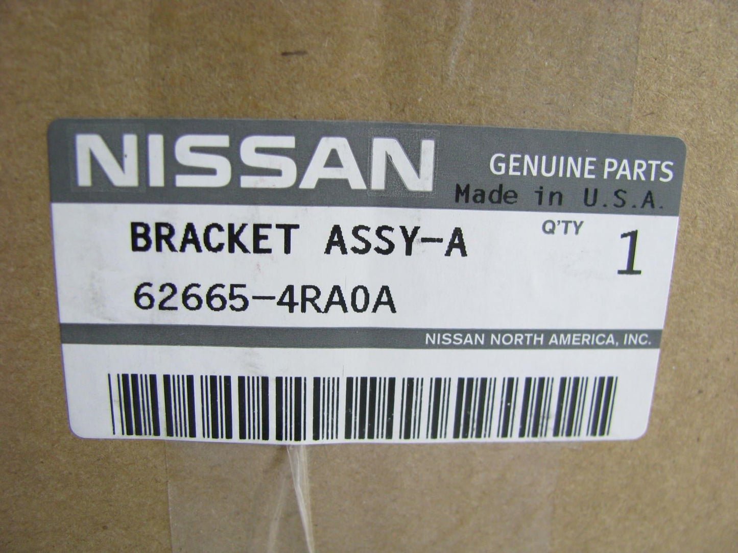 NEW - OEM 626654RA0A Front Left Bumper Support Bracket For 16-17 Nissan Maxima