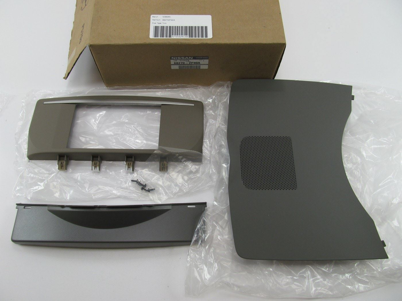 Dashboard Instrument Panel Housing Bezel Lid Trim For 2007-2009 Nissan Quest