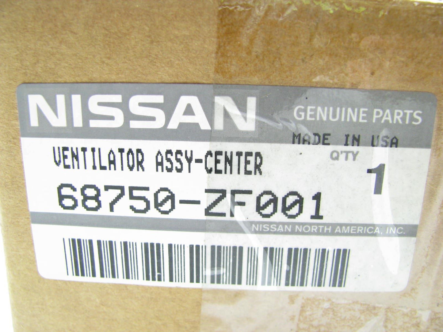 NEW GENUINE Center A/C Beige Air Outlet Vent OEM For 2005-2006 Nissan Quest