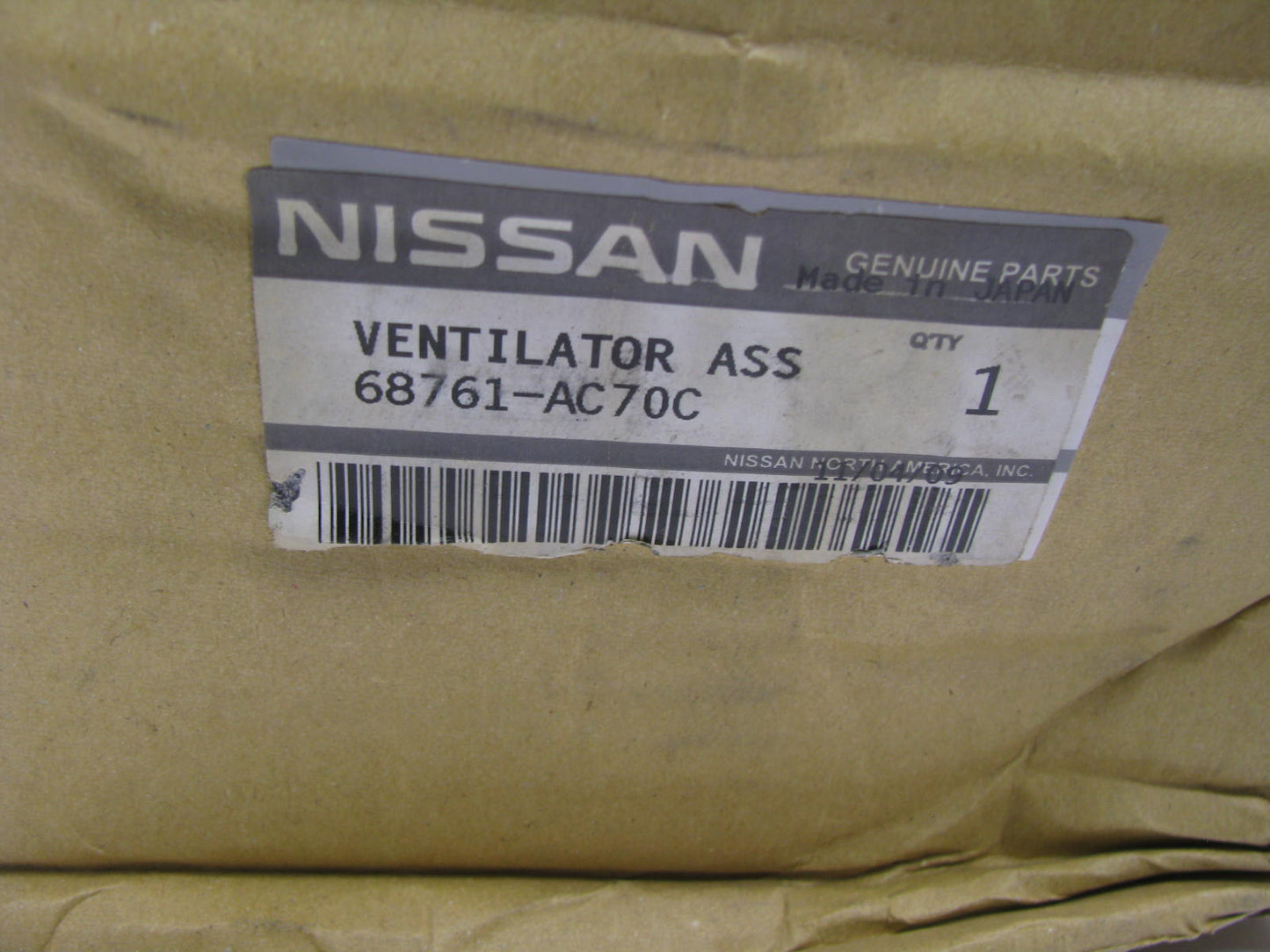 OEM HVAC Dash Ventilator 68761-AC70C For 2004-2007 Infiniti G35