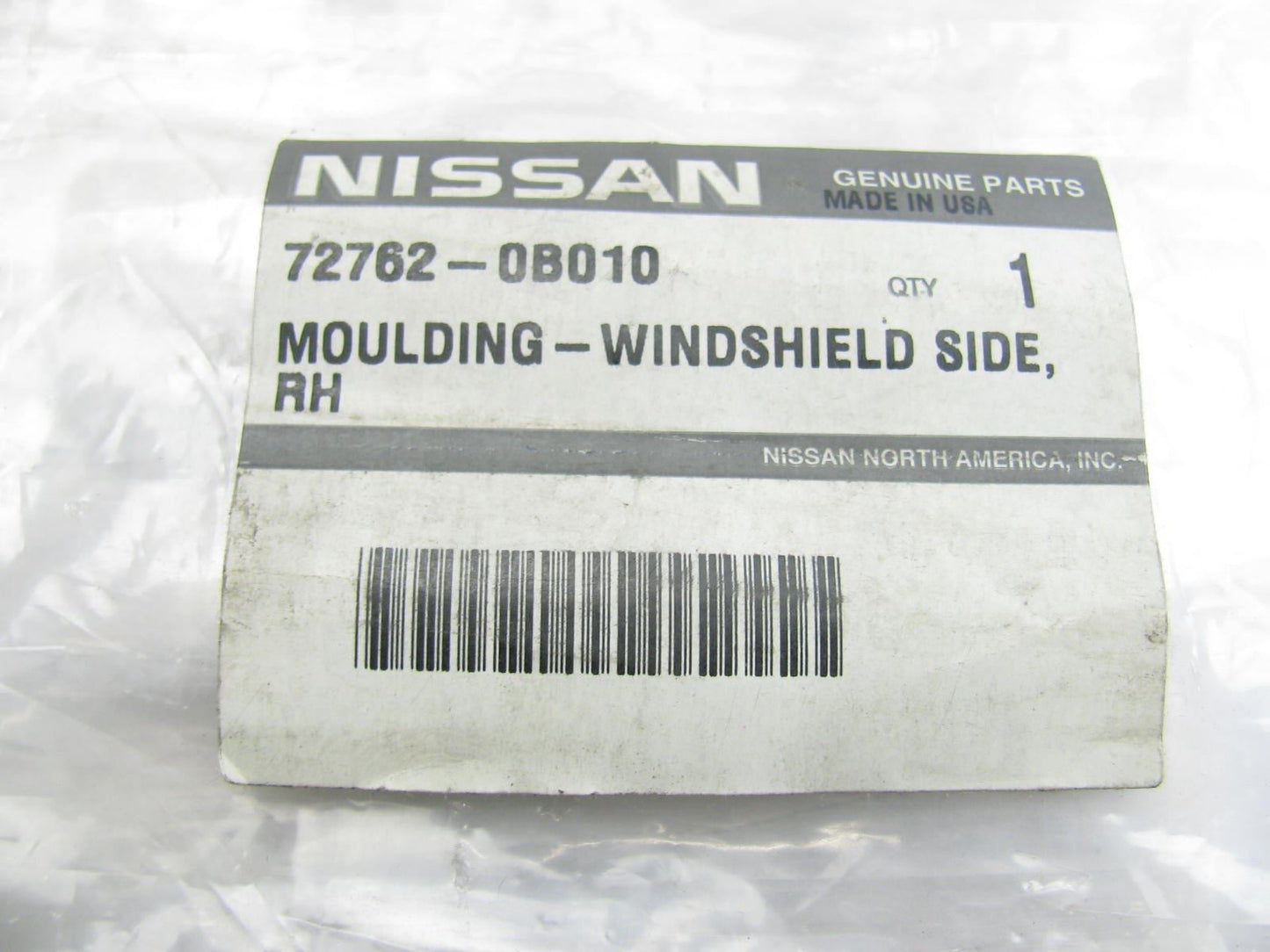 NEW GENUINE Right Passengers Side Windshield Reveal Moulding For 1993-1998 Quest