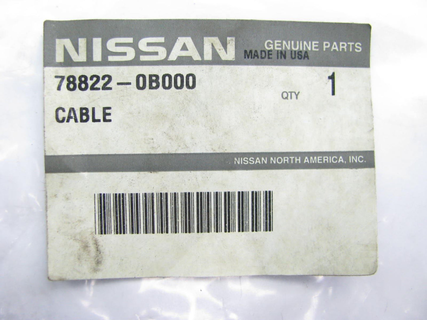 New Genuine Fuel Gas Door Release Cable For 1993-1996 Nissan Quest 788220B000
