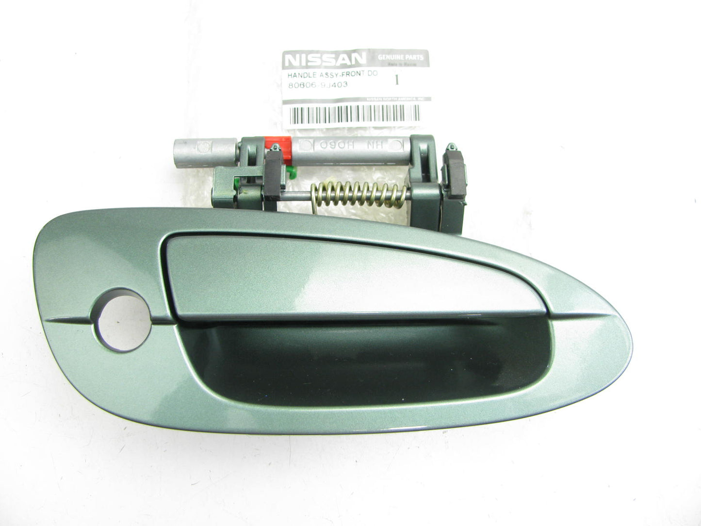 NEW GENUINE Front Right Exterior Door Handle OEM For 02-06 Altima METL. GREEN