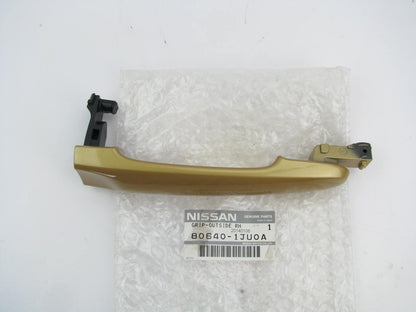 Front Outer Exterior Door Handle (W/O Intelligent Key, Gold) OEM For 13-14 Juke