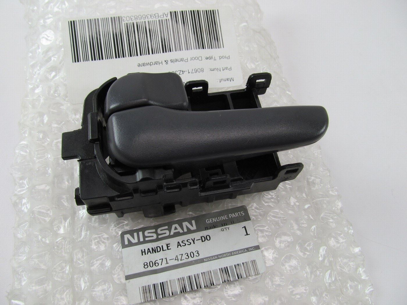 NEW - OEM 80671-4Z303 Left Interior Door Handle For 2001-2004 Nissan Sentra