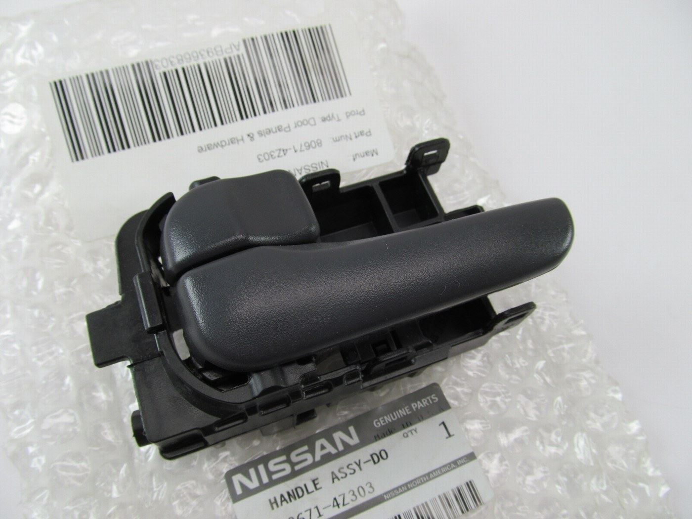 NEW - OEM 80671-4Z303 Left Interior Door Handle For 2001-2004 Nissan Sentra