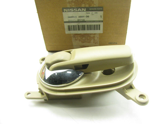 NEW - OEM 80671ZM70B Front Left BEIGE Inside Door Handle For 06-09 Nissan Quest