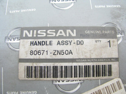NEW - OEM 80671-ZN50A Left Drivers Side Interior Door Handle For Nissan