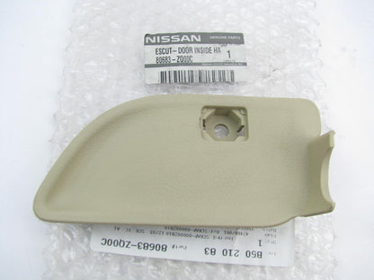 FRONT LEFT Drivers Side Door Handle Escutcheon Insert WHEAT - OEM For 08-10 QX56