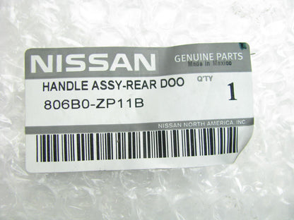 New OEM Rear Right BLUE Outside Door Handle For 06-08 Nissan Frontier 806B0ZP11B