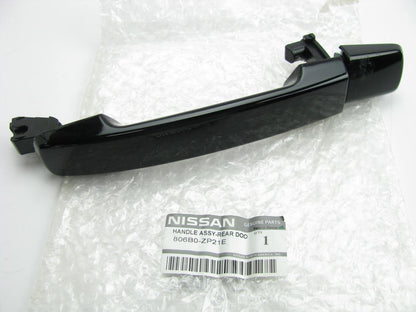 New Rear Right BLACK Outside Door Handle For 06-08 Frontier Crew Cab 806B0ZP21E