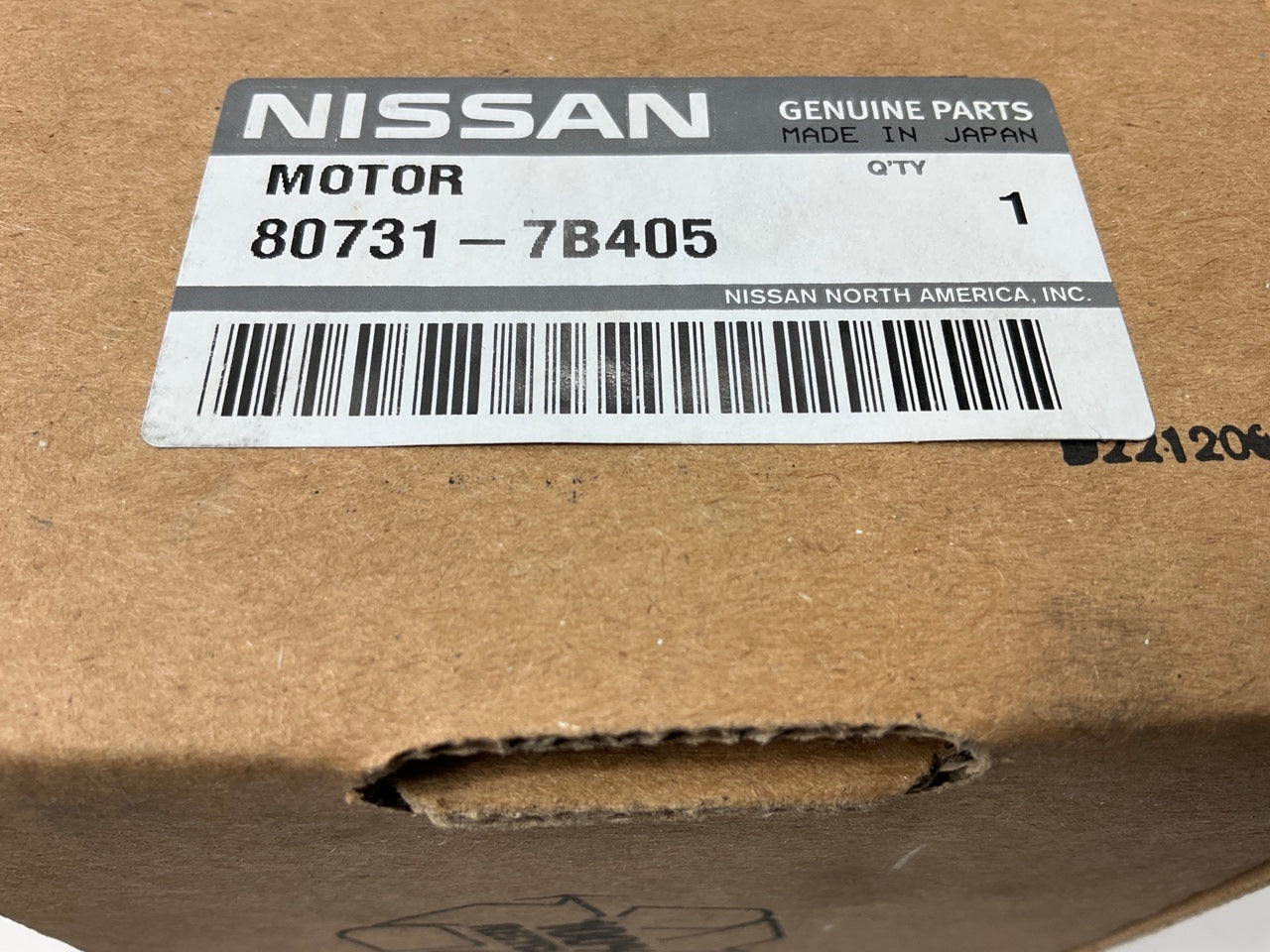NEW GENUINE OEM For Nissan 807317B405 Power Window Motor