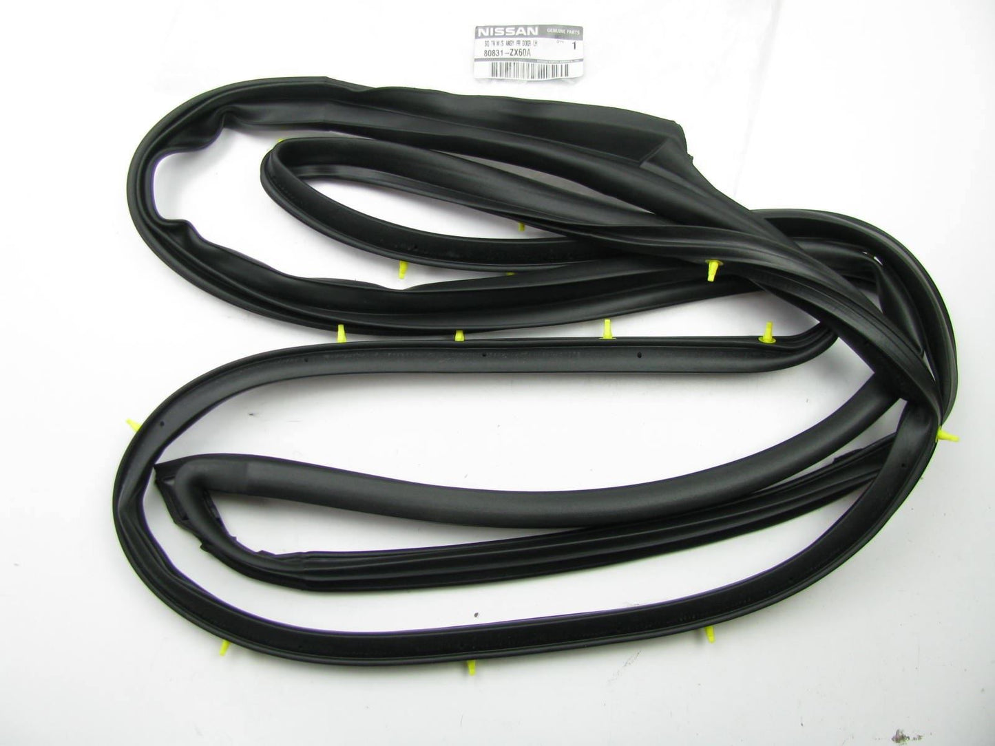 NEW - OEM Front Left Drivers Door Weatherstrip Seal For 09-12 Altima 80831-ZX60A